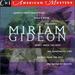 Miriam Gideon-Vocal Chamber Works