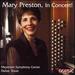 Mary Preston in Concert
