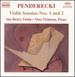 Penderecki: Violin Sonatas Nos.1 & 2 / Miniatures / Cadenza for Solo Viola