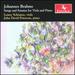 Brahms: Songs and Sonatas for Viola & Piano