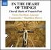 In the Heart of Things: Choral Music of Francis