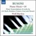 Busoni: Piano Music, Vol. 10 [Wolf Harden] [Naxos: 8573806]