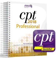 CPT 2018 Professional Codebook and CPT Quickref App Package