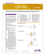 CPT 2023 Express Reference Coding Card: Dermatology