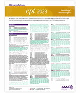 CPT 2023 Express Reference Coding Card: Neurology/Neurosurgery