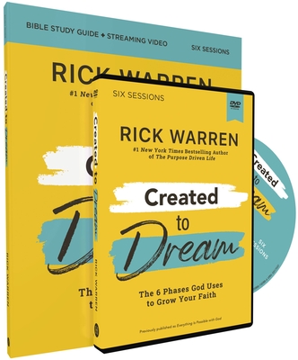 Created to Dream Study Guide with DVD: The 6 Phases God Uses to Grow Your Faith - Warren, Rick