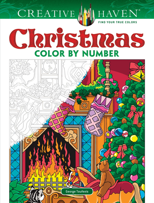 Creative Haven Christmas Color by Number - Toufexis, George