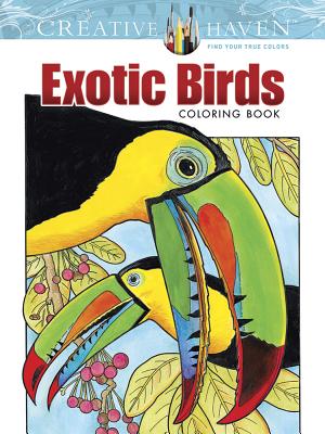 Creative Haven Exotic Birds Coloring Book - Soffer