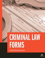 Criminal Law Forms [with Cdrom]
