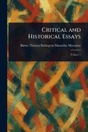 Critical and Historical Essays
