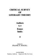 Critical Survey of Literary Theory - Magill, Frank Northen