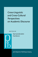 Cross-linguistic and Cross-cultural Perspectives on Academic Discourse