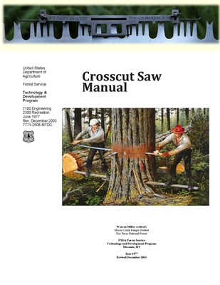 Crosscut Saw Manual - Department of Agriculture, United States