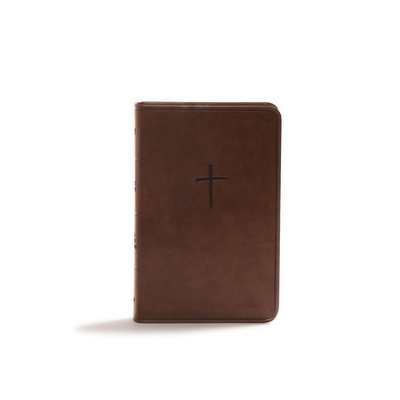CSB Compact Bible, Brown Leathertouch, Value Edition - Csb Bibles by Holman