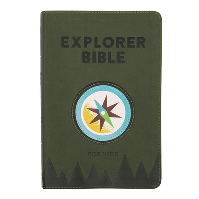 CSB Explorer Bible for Kids, Olive Compass Leathertouch - Csb Bibles by Holman