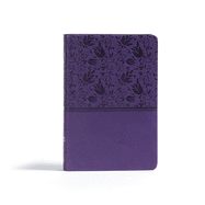 CSB Giant Print Reference Bible, Purple Leathertouch, Indexed
