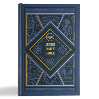 CSB Jesus Daily Bible, Hardcover: Guided Readings Showing Christ Throughout Scripture - Milioni, Dwayne, and Csb Bibles by Holman