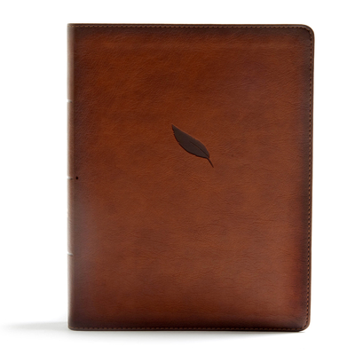 CSB Legacy Notetaking Bible, Tan Leathertouch - Csb Bibles by Holman