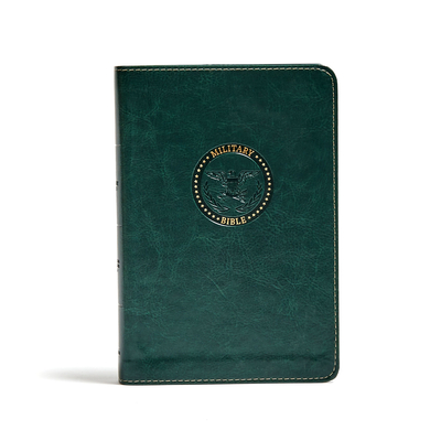 CSB Military Bible, Green Leathertouch - Csb Bibles by Holman