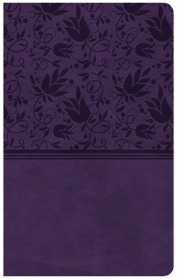 CSB Ultrathin Reference Bible, Purple Leathertouch - Csb Bibles by Holman