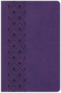 CSB Ultrathin Reference Bible, Value Edition, Purple Leathertouch
