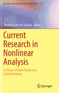 Current Research in Nonlinear Analysis: In Honor of Haim Brezis and Louis Nirenberg