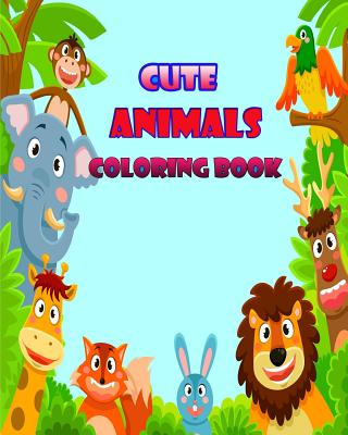 Cute Animals Coloring Book - Johnson, J J