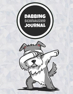 Dabbing Schnauzer Journal: 120 Lined Pages Notebook, Journal, Diary, Composition Book, Sketchbook (8.5x11) for Kids, Schnauzer Dog Lover Gift