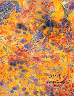 Dabble in Everything: Marble Journal, Notebook or Grid Paper Books - Papers, Ebru
