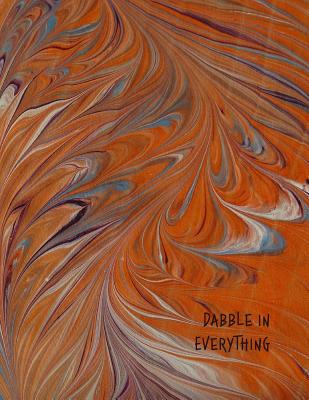 Dabble in Everything: Marble Journal, Notebook or Grid Paper Books - Papers, Ebru