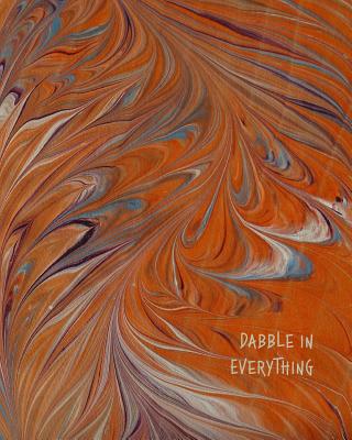 Dabble in Everything: Marble Numbered Blank Pages Journal, Notebook or Grid Paper Books - Papers, Ebru