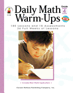 Daily Math Warm-Ups, Grade 4: 180 Lessons and 18 Assessments; 36 Weeks of Lessons
