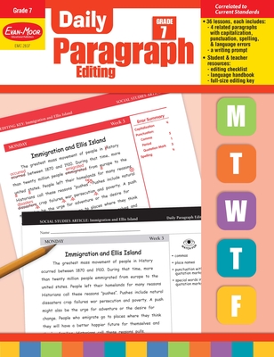 Daily Paragraph Editing, Grade 7 Teacher Edition - Evan-Moor Educational Publishers