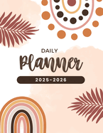 Daily Planner Book 2025-2026: Daily Planner 2025