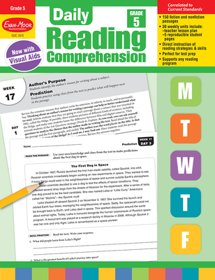 Daily Reading Comprehension, Grade 5 Teacher Edition - Evan-Moor Educational Publishers