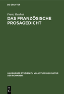 Das franzsische Prosagedicht