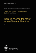 Das Minderheitenrecht Europischer Staaten: Teil 2