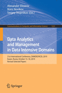Data Analytics and Management in Data Intensive Domains: 21st International Conference, Damdid/Rcdl 2019, Kazan, Russia, October 15-18, 2019, Revised Selected Papers