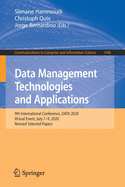 Data Management Technologies and Applications: 9th International Conference, Data 2020, Virtual Event, July 7-9, 2020, Revised Selected Papers