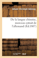 de la Langue Chinoise, Morceau Extrait de l'Allemand