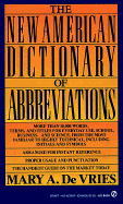 De Vries Mary C. : New American Dict. of Abbreviations