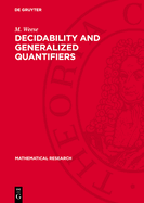 Decidability and generalized quantifiers
