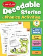 Decodable Stories and Phonics Activities, Level C, Grade 1 - 2 Workbook