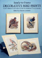 Decorative Bird Prints: A Portfolio of 6 Self-Matted Full-Color Prints