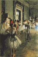 Degas: The Dance Class: Ballerinas at Dancing Class Impressionism Art College Ruled Blank Lined Writing Journal