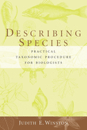 Describing Species: Practical Taxonomic Procedure for Biologists