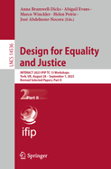 Design for Equality and Justice: INTERACT 2023 IFIP TC 13 Workshops, York, UK, August 28 - September 1, 2023, Revised Selected Papers, Part I