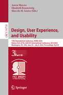 Design, User Experience, and Usability: 13th International Conference, DUXU 2024, Held as Part of the 26th HCI International Conference, HCII 2024, Washington, DC, USA, June 29 - July 4, 2024, Proceedings, Part III