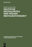 Deutsche Erz?hlprosa der fr?hen Restaurationszeit