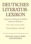 Deutsches Literatur-Lexikon, Band 3, Davidis - Eichendorff